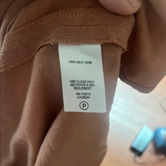 Steven Alan silk button down size small - Picture 4 of 4